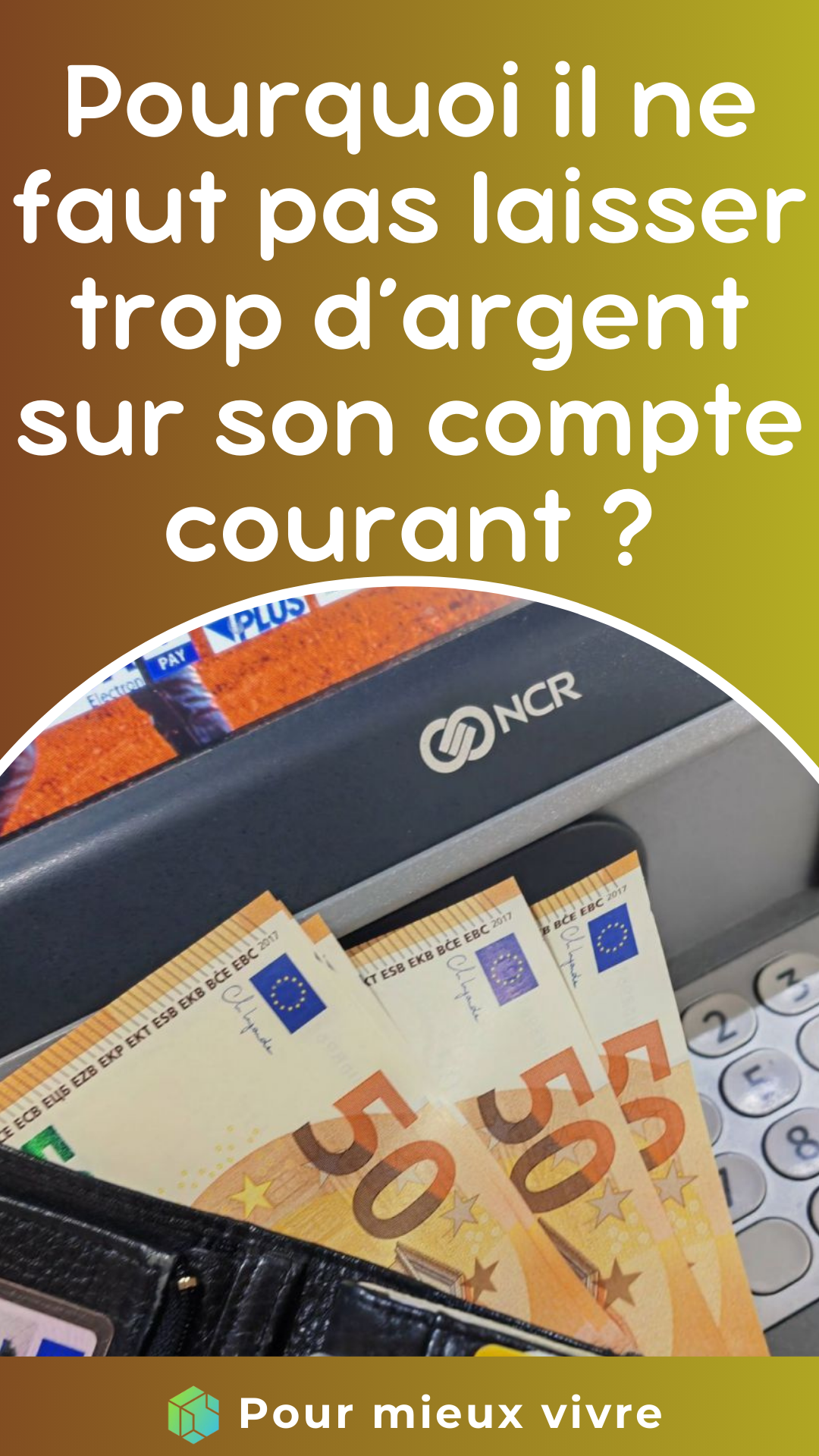 argent sur son compte courant
